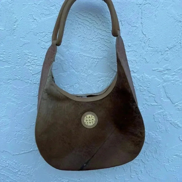 Sanangel Womens Boho Style Three Leather Texture Shoulder Bag Brown - Picture 9 of 16